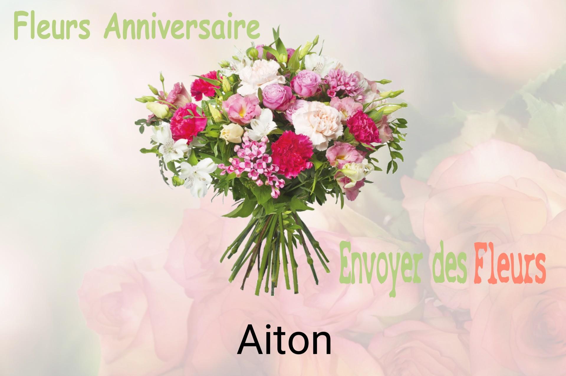 Bouquet de fleurs d’anniversaire livré à Aiton